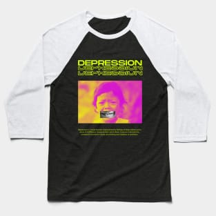 Streetwear Depression Baseball T-Shirt